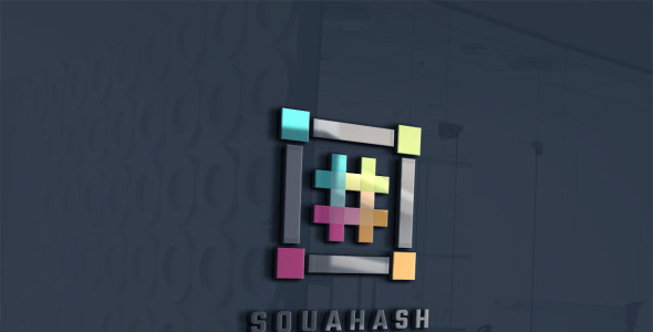 Шаблон логотипа на тему графика