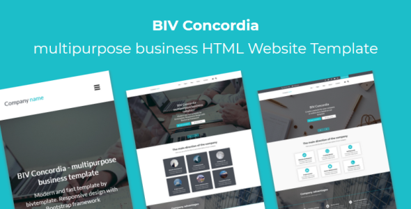 универсальный бизнес html шаблон сайта