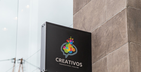 Шаблон логотипа на тему графика