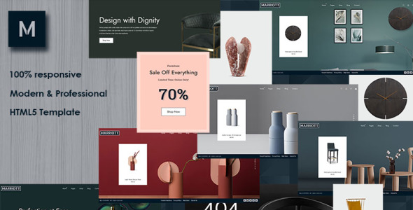 Furniture Store HTML Website Template