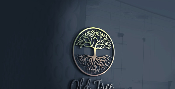 Шаблон логотипа на тему графика