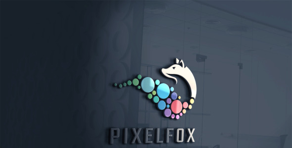 Шаблон логотипа на тему графика