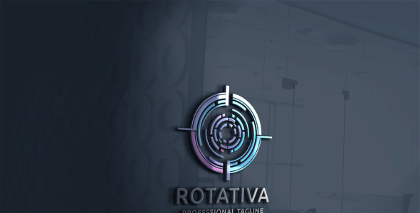 Шаблон логотипа на тему графика