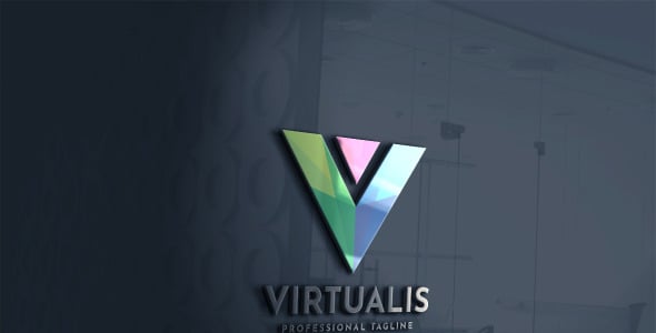 Шаблон логотипа на тему графика