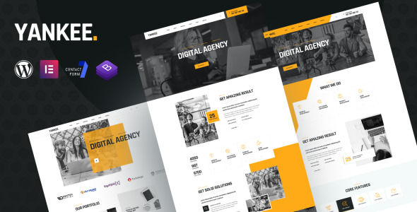 тема wordpress digital agency elementor