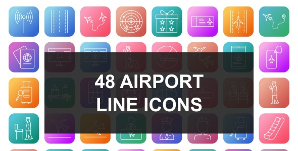 Набор иконок на тему travel