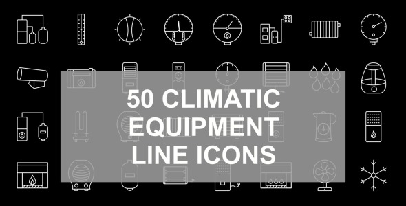 Набор иконок на тему weather