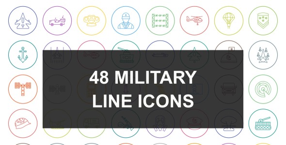 Набор иконок на тему military