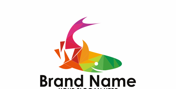 Шаблон логотипа на тему графика