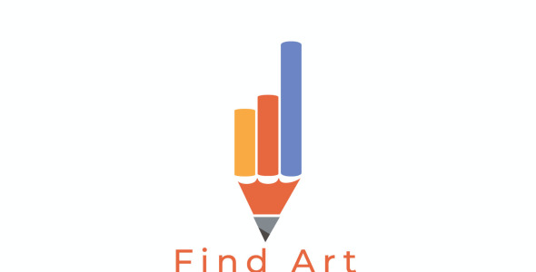 Шаблон логотипа на тему графика