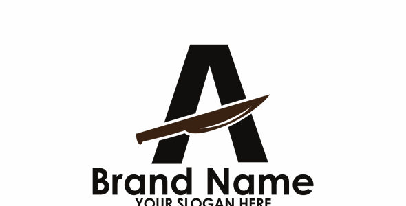 Шаблон логотипа на тему графика