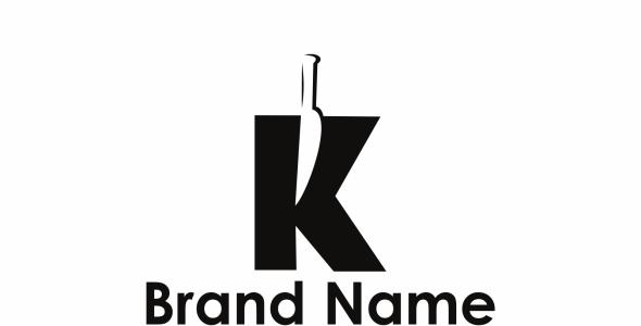 Шаблон логотипа на тему графика