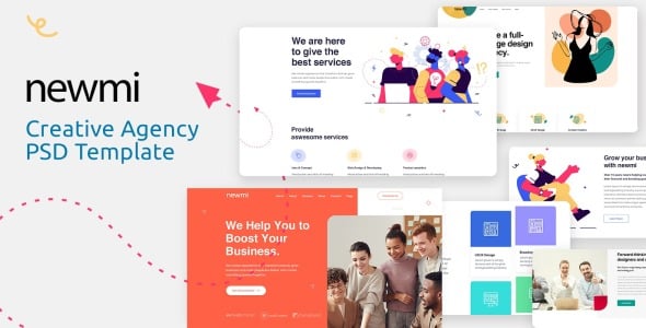 PSD шаблон на тему графика