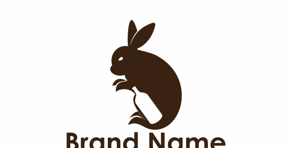 Шаблон логотипа на тему графика