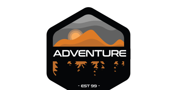 Шаблон логотипа на тему графика