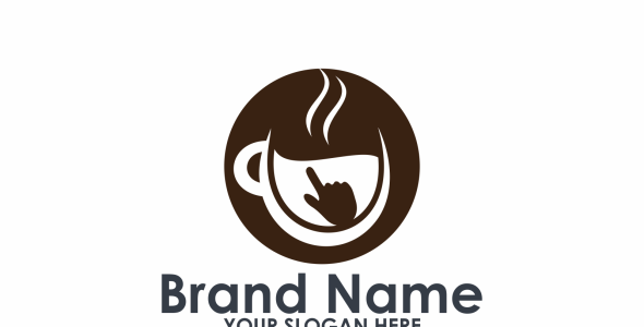 Шаблон логотипа на тему графика