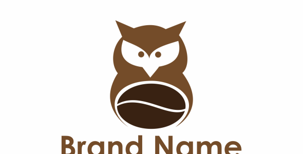 Шаблон логотипа на тему графика