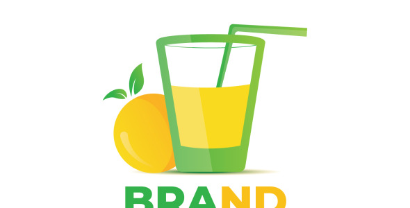 Шаблон логотипа на тему графика