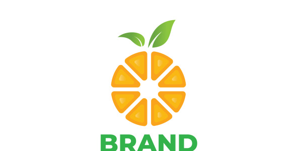 Шаблон логотипа на тему графика