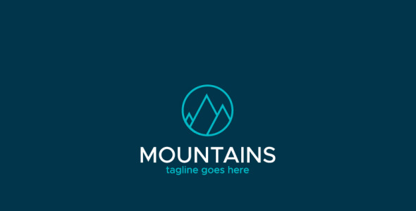 Шаблон логотипа на тему графика