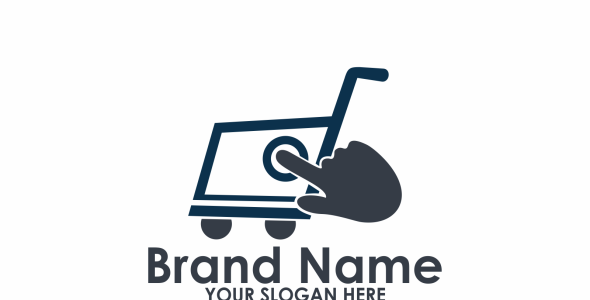 Шаблон логотипа на тему графика