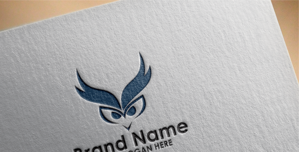 Шаблон логотипа на тему графика