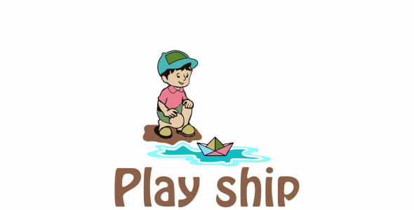 Шаблон логотипа на тему графика