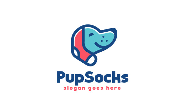 Шаблон логотипа на тему графика