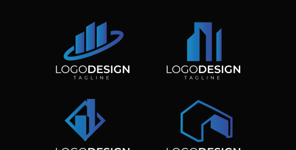Шаблон логотипа на тему графика