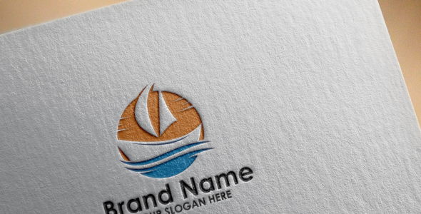 Шаблон логотипа на тему графика