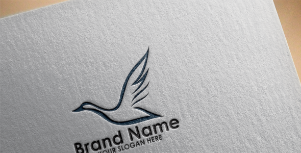 Шаблон логотипа на тему графика