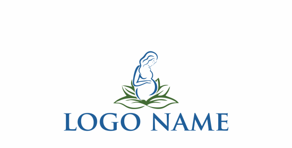 Шаблон логотипа на тему графика