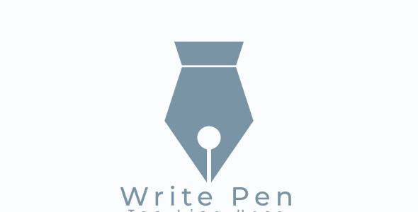 Шаблон логотипа на тему графика