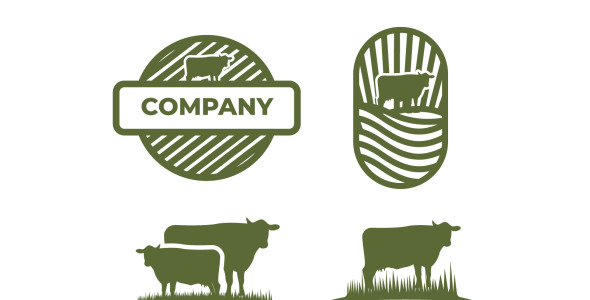 Шаблон логотипа на тему графика