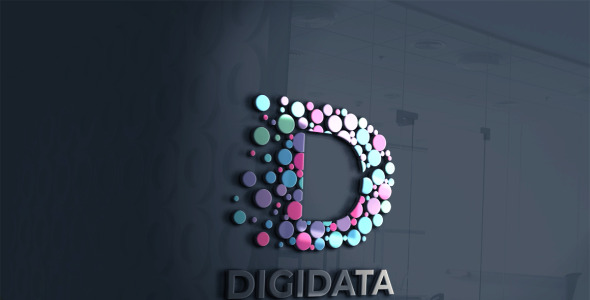 Шаблон логотипа на тему графика