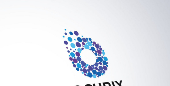 Шаблон логотипа на тему графика