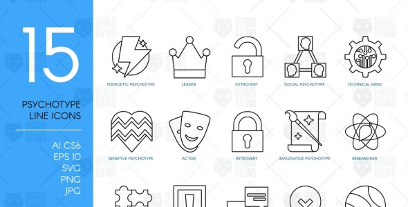 Набор иконок на тему science