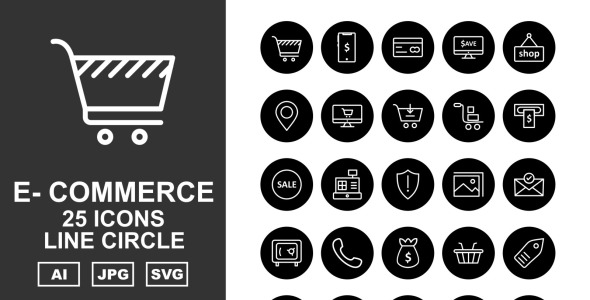 Набор иконок на тему финансы