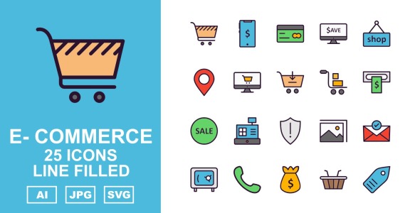 Набор иконок на тему финансы