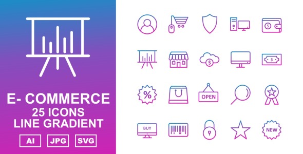 Набор иконок на тему финансы