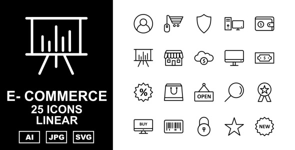 Набор иконок на тему финансы