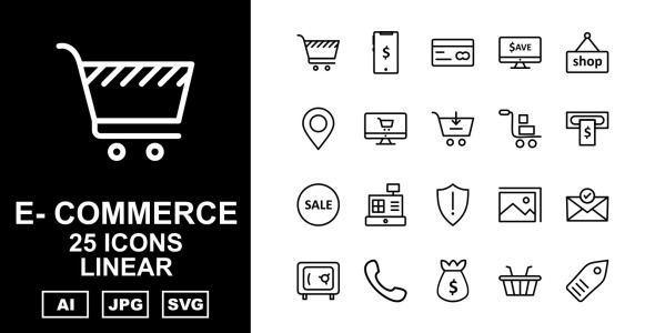 Набор иконок на тему финансы