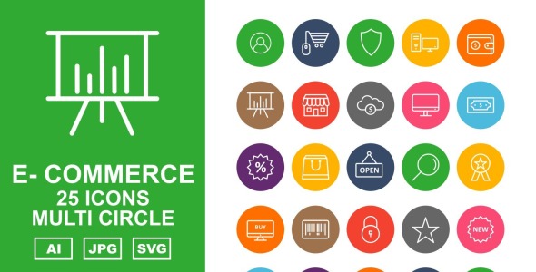 Набор иконок на тему финансы