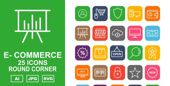 Набор иконок на тему финансы