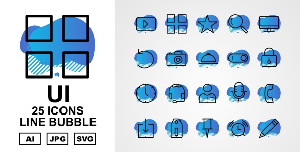 Набор иконок на тему data