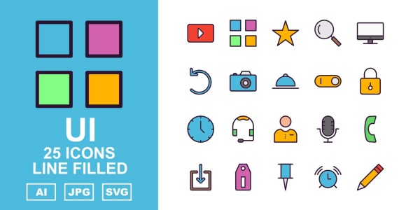 Набор иконок на тему data