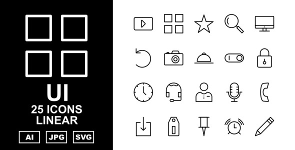 Набор иконок на тему data