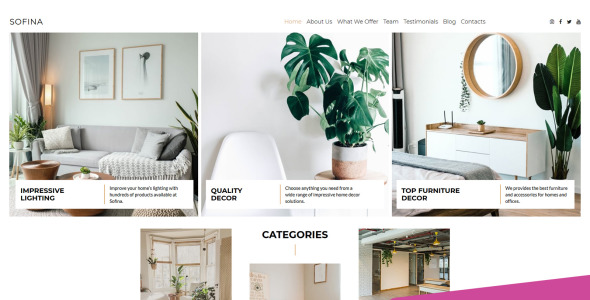Interior Designer Moto CMS 3 Template