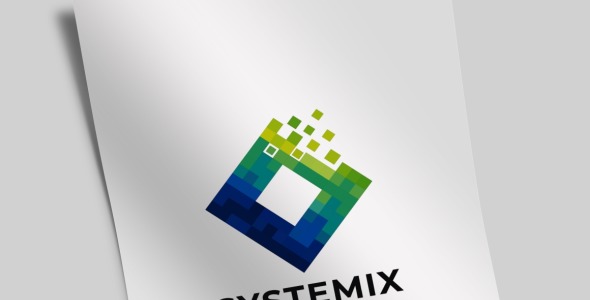 Шаблон логотипа на тему графика