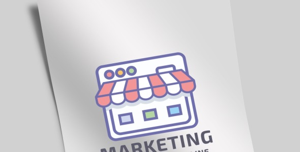 Шаблон логотипа на тему графика